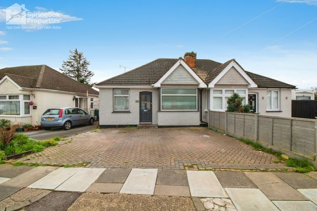 Thumbnail Semi-detached bungalow for sale in South Crescent, Southend-On-Sea, Essex