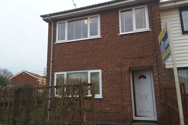 Thumbnail Semi-detached house to rent in Connaught Drive, Kirk Sandall, Doncaster