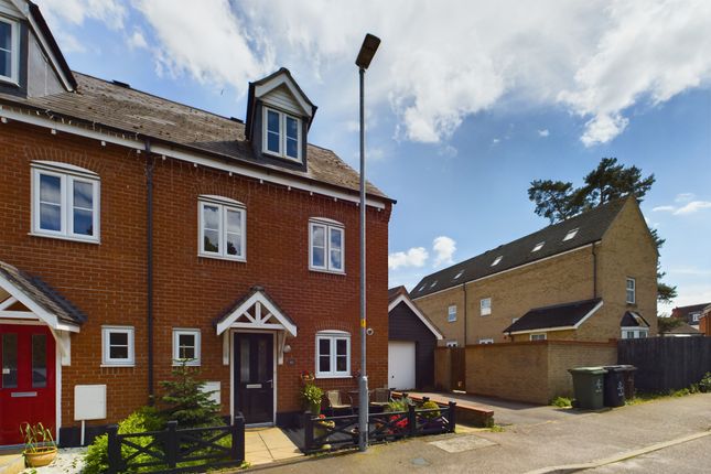 Thumbnail Town house for sale in Stuart Drive, Thetford