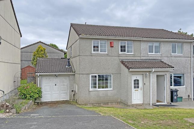 Thumbnail Semi-detached house for sale in Blackthorn Close, Woolwell, Plymouth