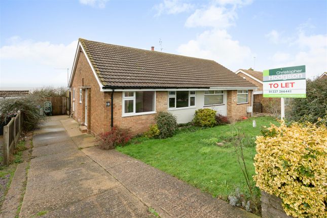 Thumbnail Semi-detached bungalow to rent in Sandpiper Road, Seasalter, Whitstable