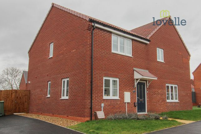Thumbnail Semi-detached house for sale in Daisy Drive, Laceby