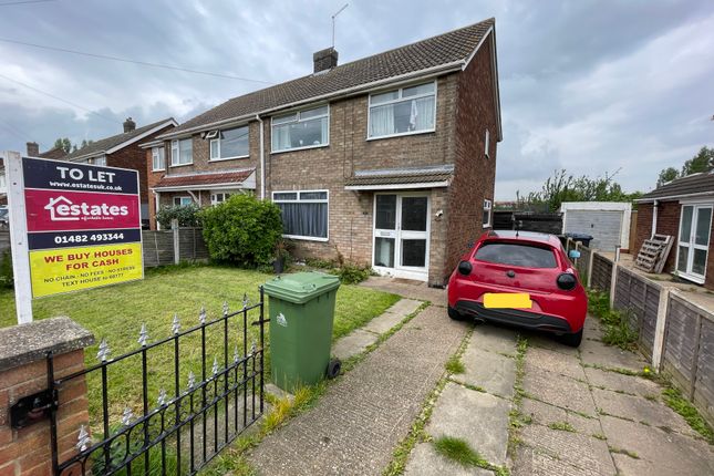 Thumbnail Semi-detached house to rent in Brewster Avenue, Immingham