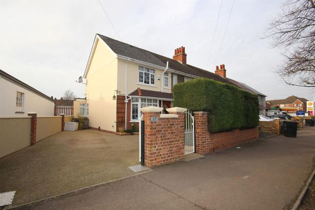 Thumbnail End terrace house for sale in Elstow Road, Elstow, Bedford