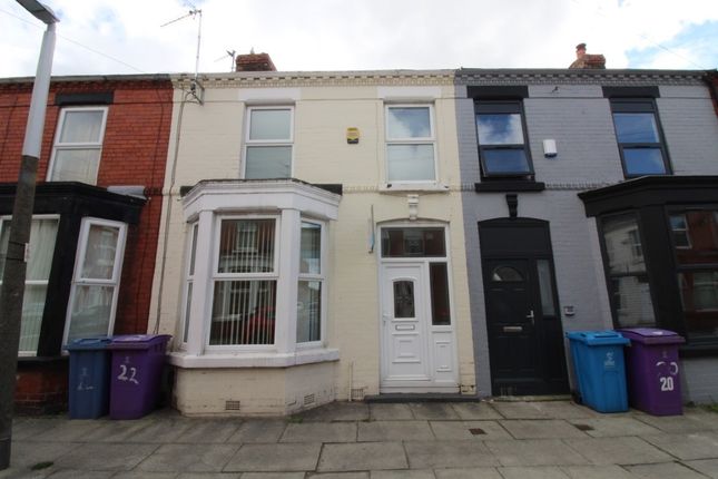 Thumbnail Terraced house to rent in Talton Road, Wavertree