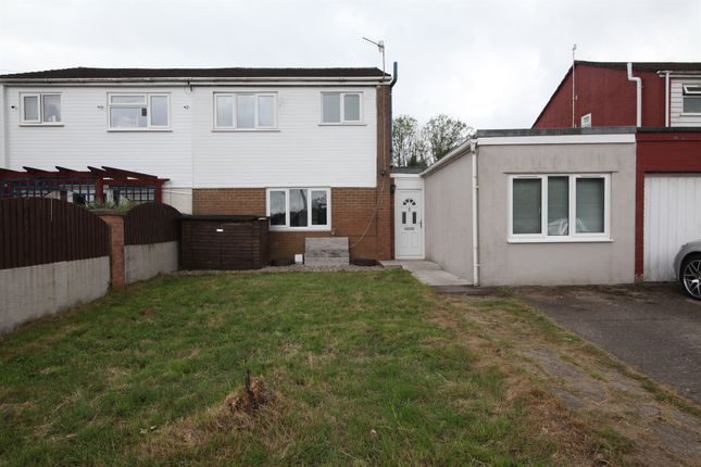 Semi-detached house for sale in Lewis Drive, Caerphilly