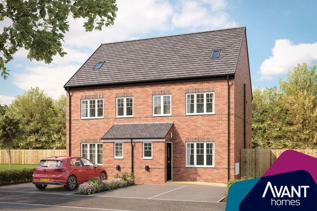 Thumbnail Semi-detached house for sale in "The Salbury" at Hay Green Lane, Birdwell, Barnsley