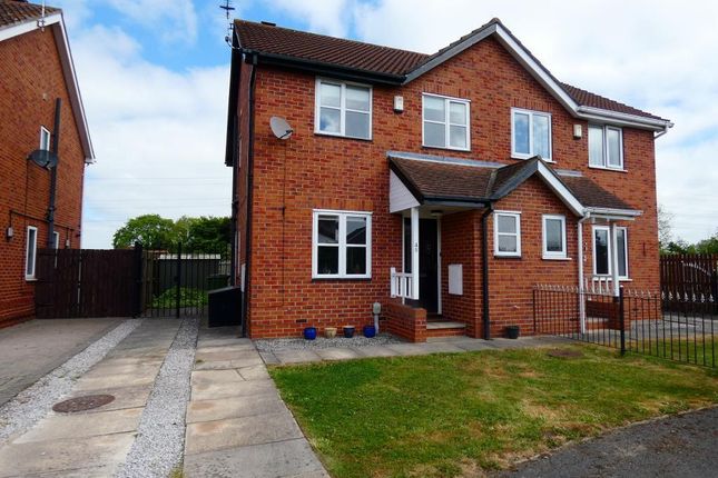 2-bed semi-detached on 45, The Meadows, Dunswell, Hull, £195,000