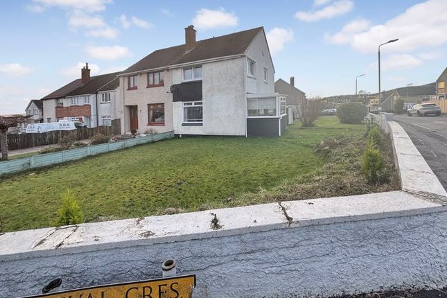 Thumbnail Semi-detached house for sale in Breval Crescent, Hardgate, Clydebank