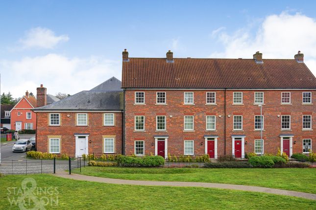Town house for sale in Lord Nelson Drive, New Costessey, Norwich