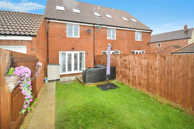 End terrace house for sale in Poppy Road, Witham St. Hughs, Lincoln, Lincolnshire