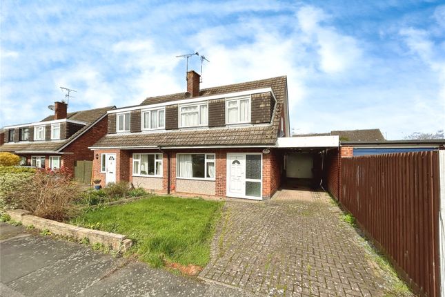 Semi-detached house for sale in The Banks, Cosby, Leicester, Leicestershire