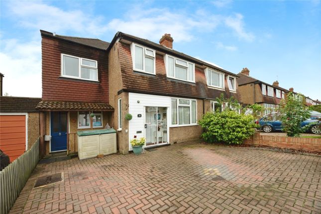 Thumbnail Semi-detached house for sale in Cedarcroft Road, Chessington