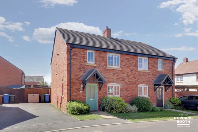 Thumbnail Semi-detached house for sale in Poplar Road, Streethay, Lichfield