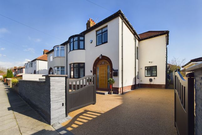 Thumbnail Semi-detached house for sale in Ranelagh Drive South, Grassendale, Liverpool.