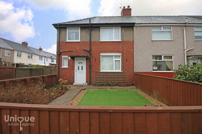 Thumbnail End terrace house for sale in Lindel Road, Fleetwood