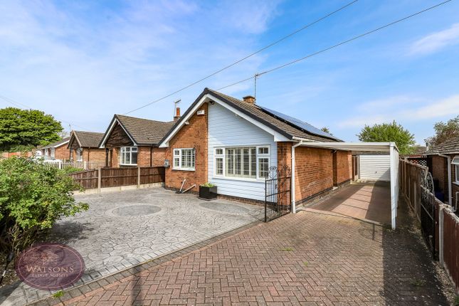 Thumbnail Detached bungalow for sale in Commons Close, Newthorpe, Nottingham