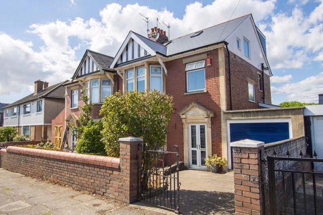 Thumbnail Semi-detached house for sale in Baron Road, Penarth
