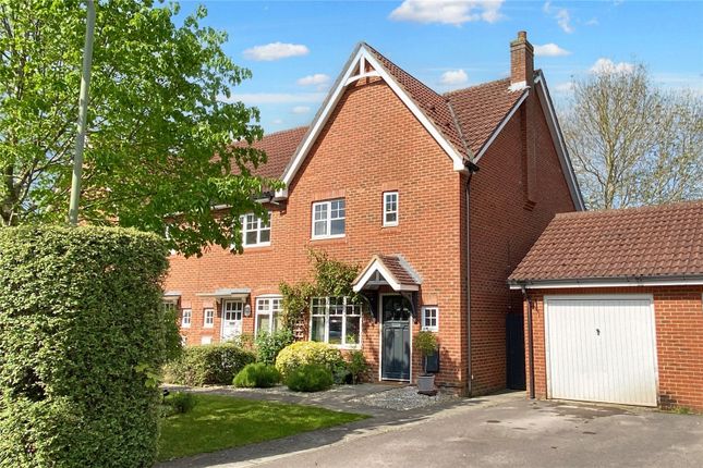 Thumbnail End terrace house for sale in Queens Road, North Warnborough, Hook, Hampshire