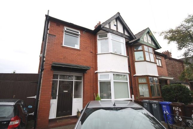 Thumbnail Flat to rent in St Werburghs Road, Chorlton