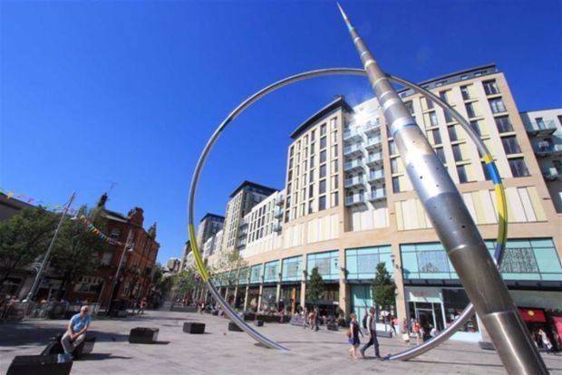 Thumbnail Penthouse to rent in The Hayes, Cardiff