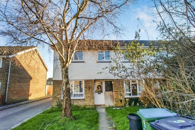Thumbnail End terrace house for sale in Cobham Close, Yapton