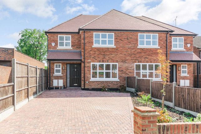 Thumbnail Semi-detached house for sale in Hare Crescent, Leavesden, Watford