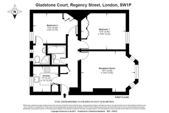 Terraced house to rent in Regency Street, Westminster