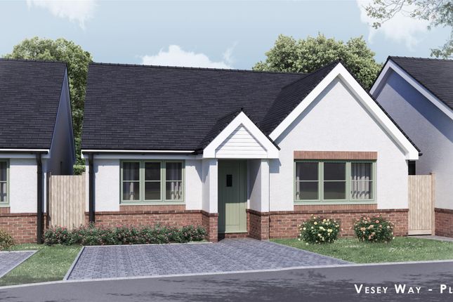 Thumbnail Detached bungalow for sale in Plot Two, Vesey Way, Reddicap Hill, Sutton Coldfield