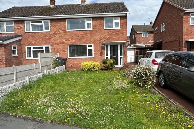 Thumbnail Semi-detached house for sale in Stokesay Road, Wellington, Telford, Shropshire