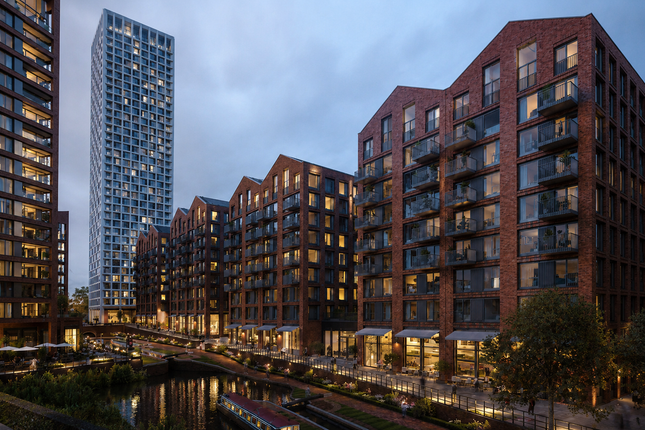 1-bed flat on Plot 071 Glasswater Locks, Belmont Row, Birmingham, £240,000