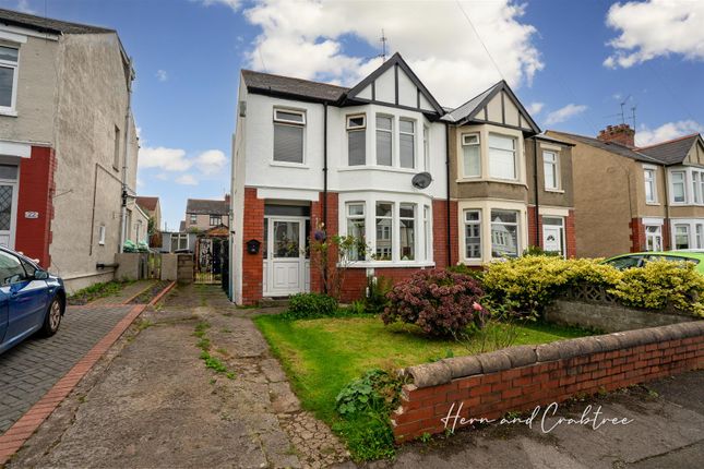 Semi-detached house for sale in Everswell Road, Fairwater, Cardiff