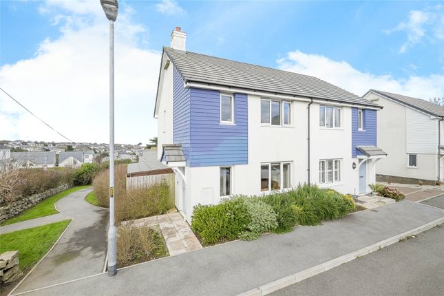 Semi-detached house for sale in Vounder Close, St. Ives, Cornwall