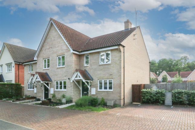 Thumbnail End terrace house for sale in Byerley Close, Kentford, Newmarket