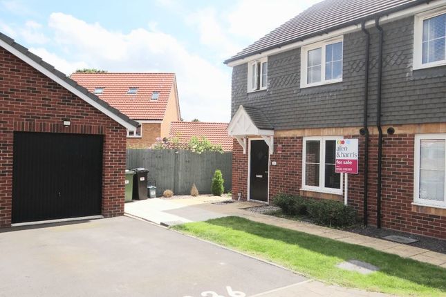Thumbnail Semi-detached house for sale in Burdock Spur, Didcot