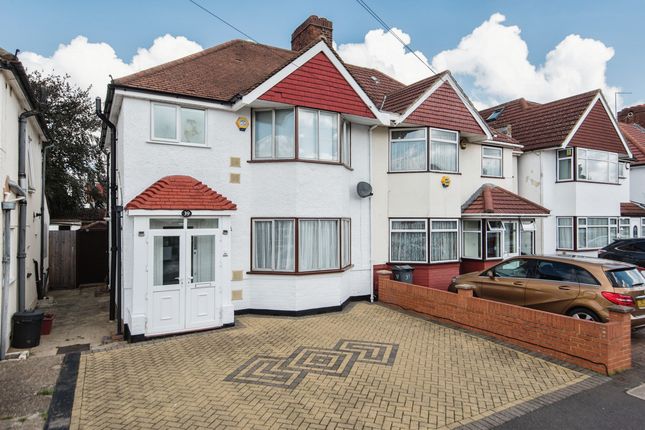 Thumbnail Semi-detached house for sale in Connaught Avenue, Hounslow