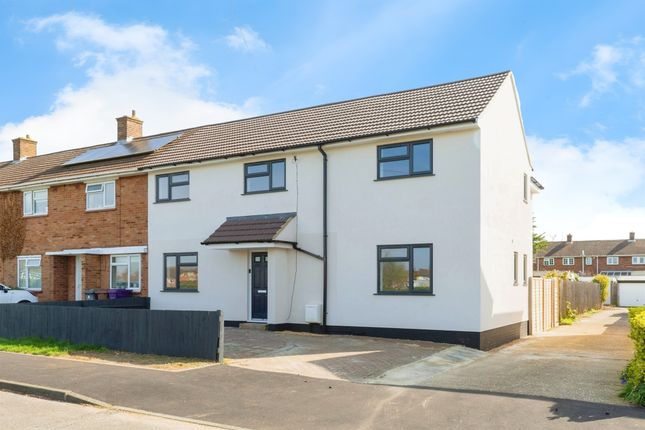 Thumbnail End terrace house for sale in Sparhawke, Letchworth Garden City