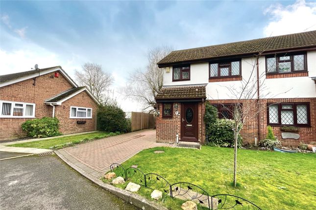 Thumbnail Semi-detached house for sale in Meadow Close, Ash Vale, Surrey