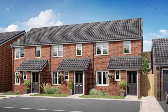 Thumbnail Terraced house for sale in "The Alnwick" at Yellowhammer Way, Calverton, Nottingham