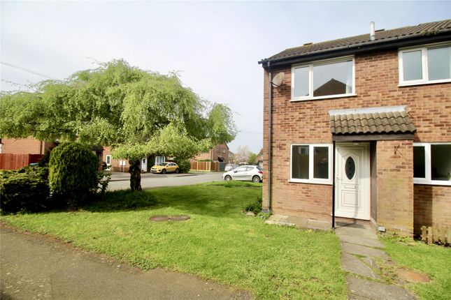 Thumbnail End terrace house for sale in Willow Close, Burbage, Hinckley, Leicestershire