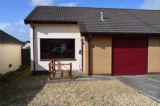 Thumbnail Semi-detached bungalow to rent in Oakwell Close, Great Torrington, Devon