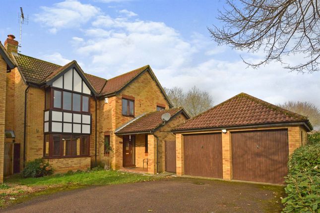 Thumbnail Detached house for sale in Morebath Grove, Furzton, Milton Keynes