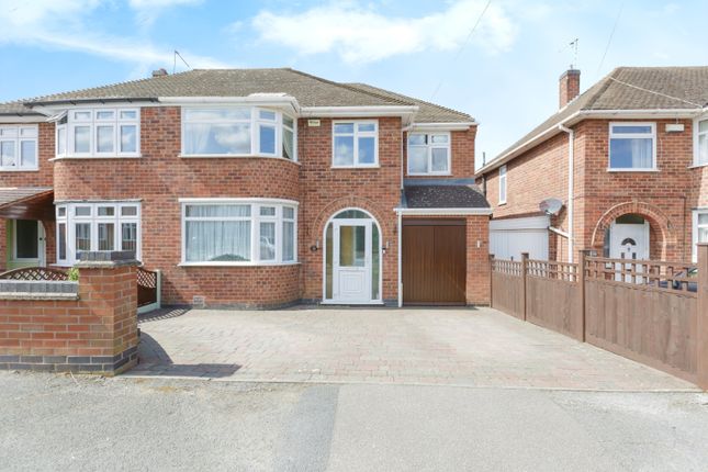 Thumbnail Semi-detached house for sale in Lymington Road, Leicester, Leicestershire