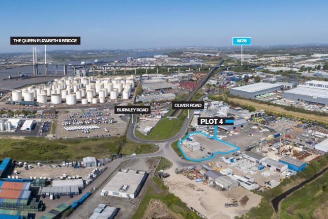 Thumbnail Land to let in Plot 4 Thurrock Open Storage Park, Oliver Road, West Thurrock Grays