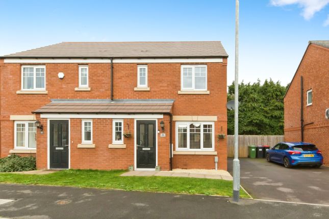 Thumbnail Semi-detached house for sale in Churchill Close, Newport