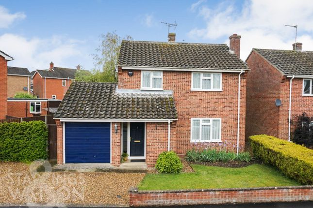 Thumbnail Detached house for sale in Joy Avenue, Newton Flotman, Norwich