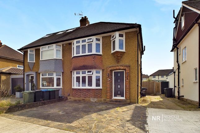 Semi-detached house for sale in Moorfield Road, Chessington, Surrey.