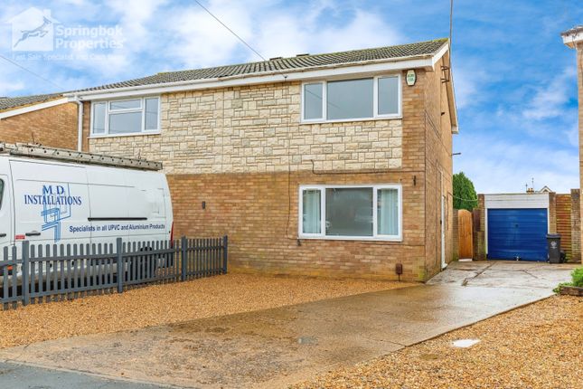 Thumbnail Semi-detached house for sale in Franciscan Close, Rushden, Northamptonshire