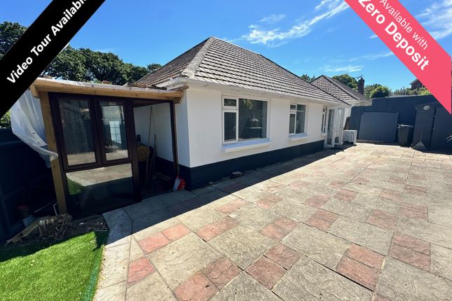 Thumbnail Bungalow to rent in Beverley Gardens, Bournemouth
