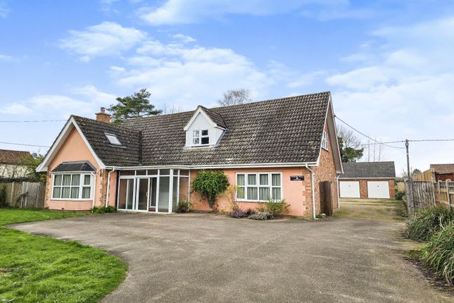 Thumbnail Detached house for sale in Mere Road, Stow Bedon, Attleborough